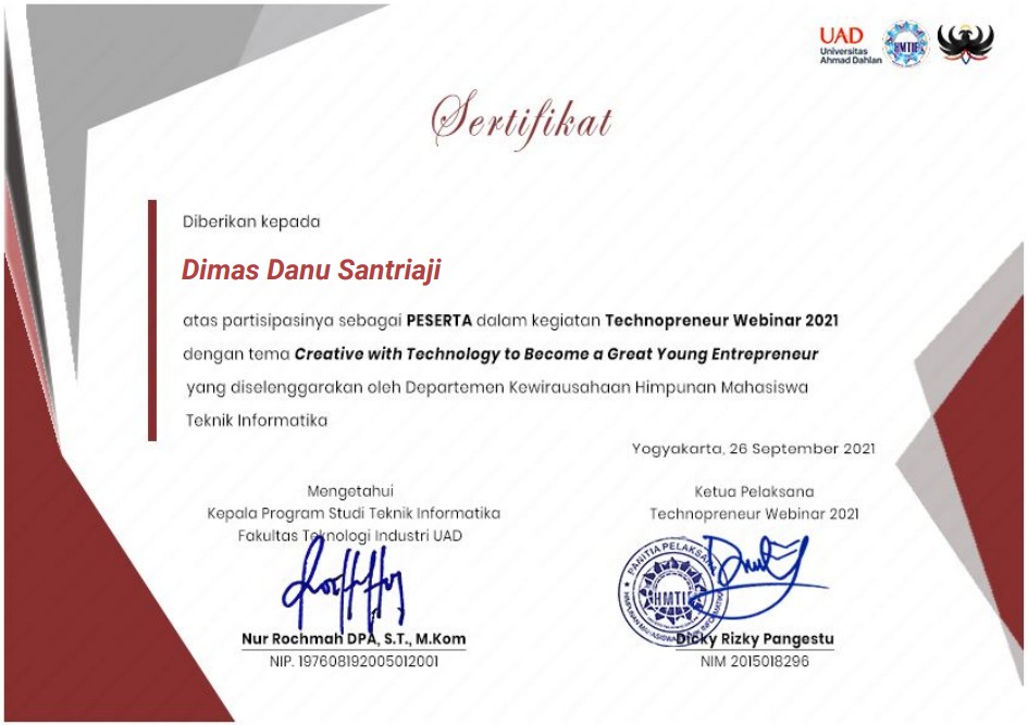 Technopreuneur Webinar 2021